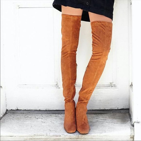 Jeffrey Campbell Cienega Tan Faux Suede 